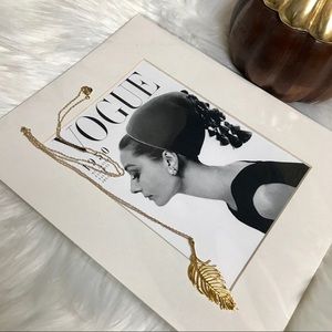 Gorjana gold leaf necklace